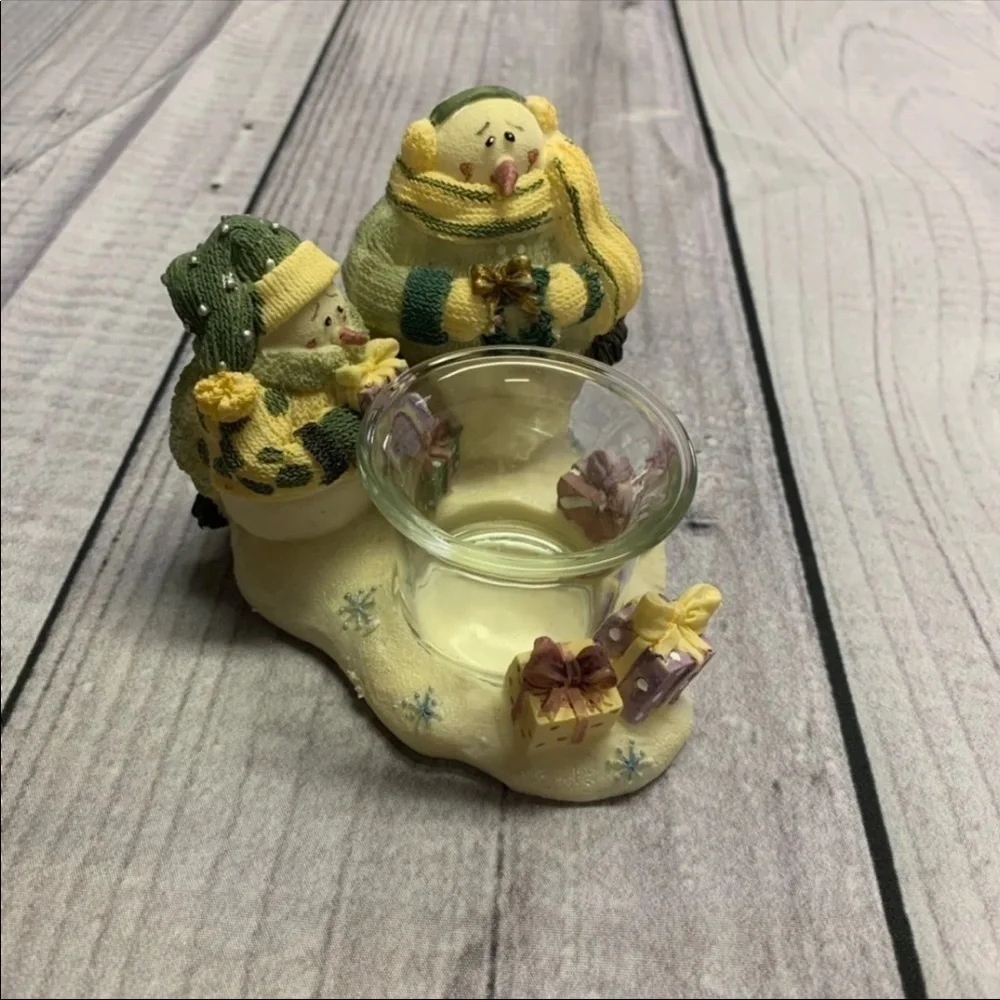𝅺✅4X Host Pick✅ Winter Friends Votive Candle Holder